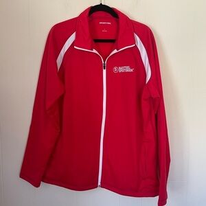 Barstool Sportsbook Red Zip Up Jacket ~ Sport-tek ~ Men’s Size L